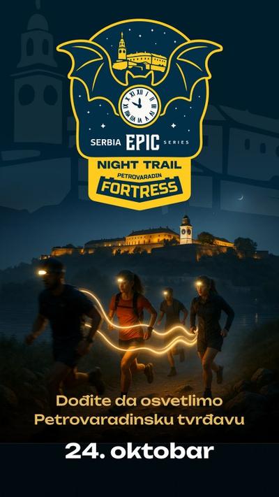 Serbia EPIC Petrovaradin Fortress NIGHT trail